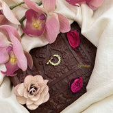 Vriksham Antique Zigzag Dot Style Press Naths/Nose Pin-Red White & Green-G20744